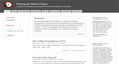 Desktop Screenshot of peninsulasilentflyers.com